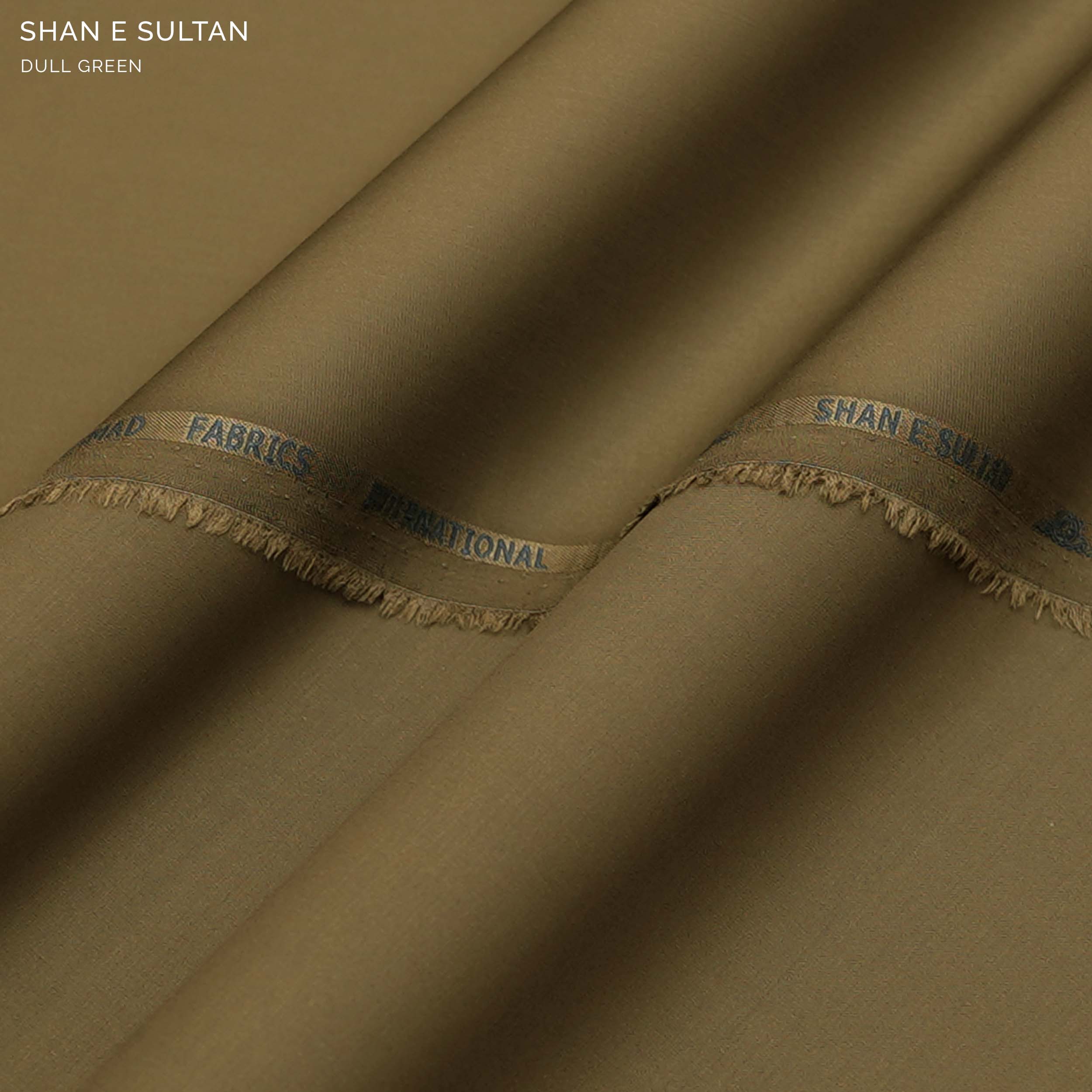 Shan E Sultan dull green wash & wear